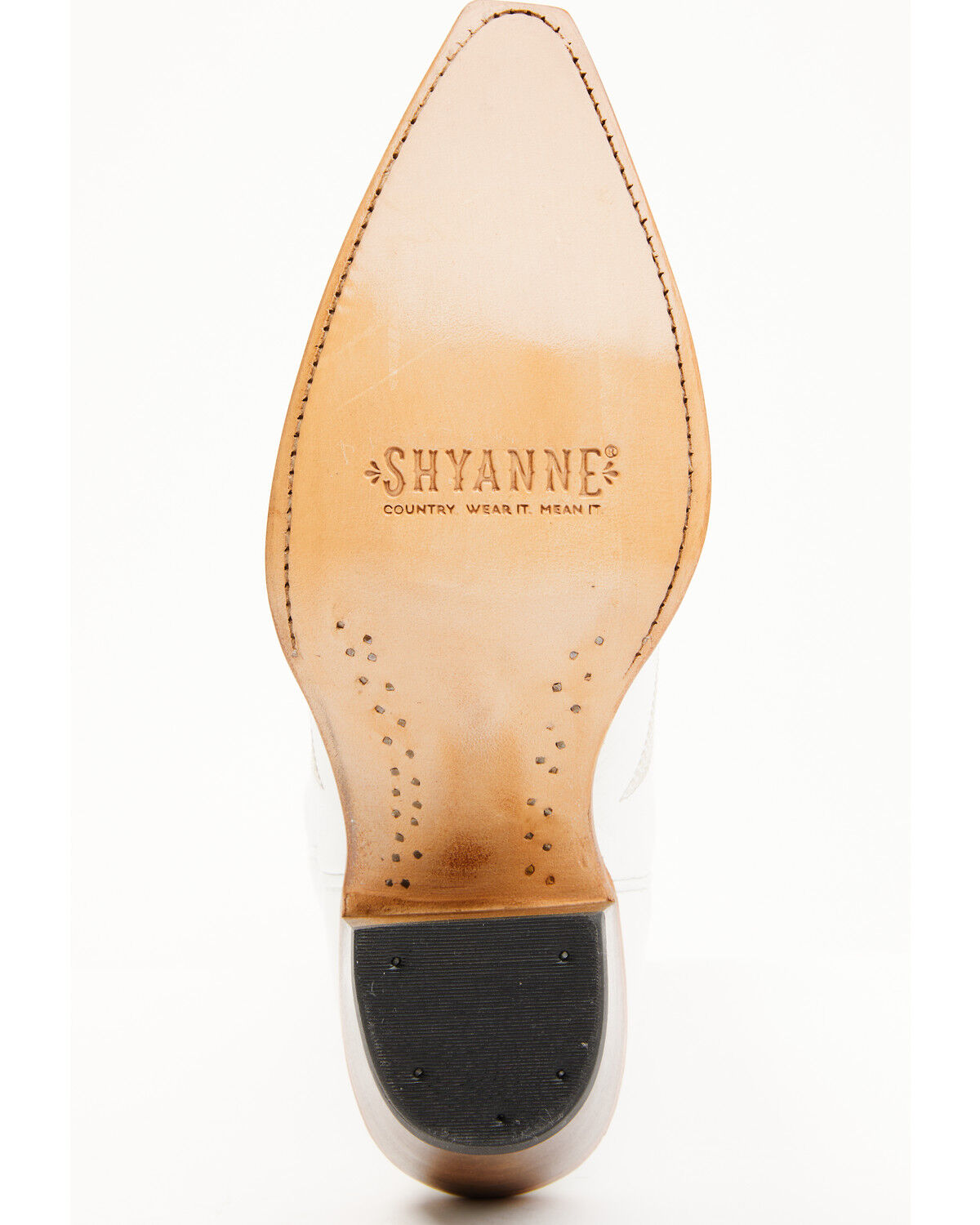 Image #7 - Shyanne Women's High Desert Tall Western Boots - Snip Toe, White, hi-res