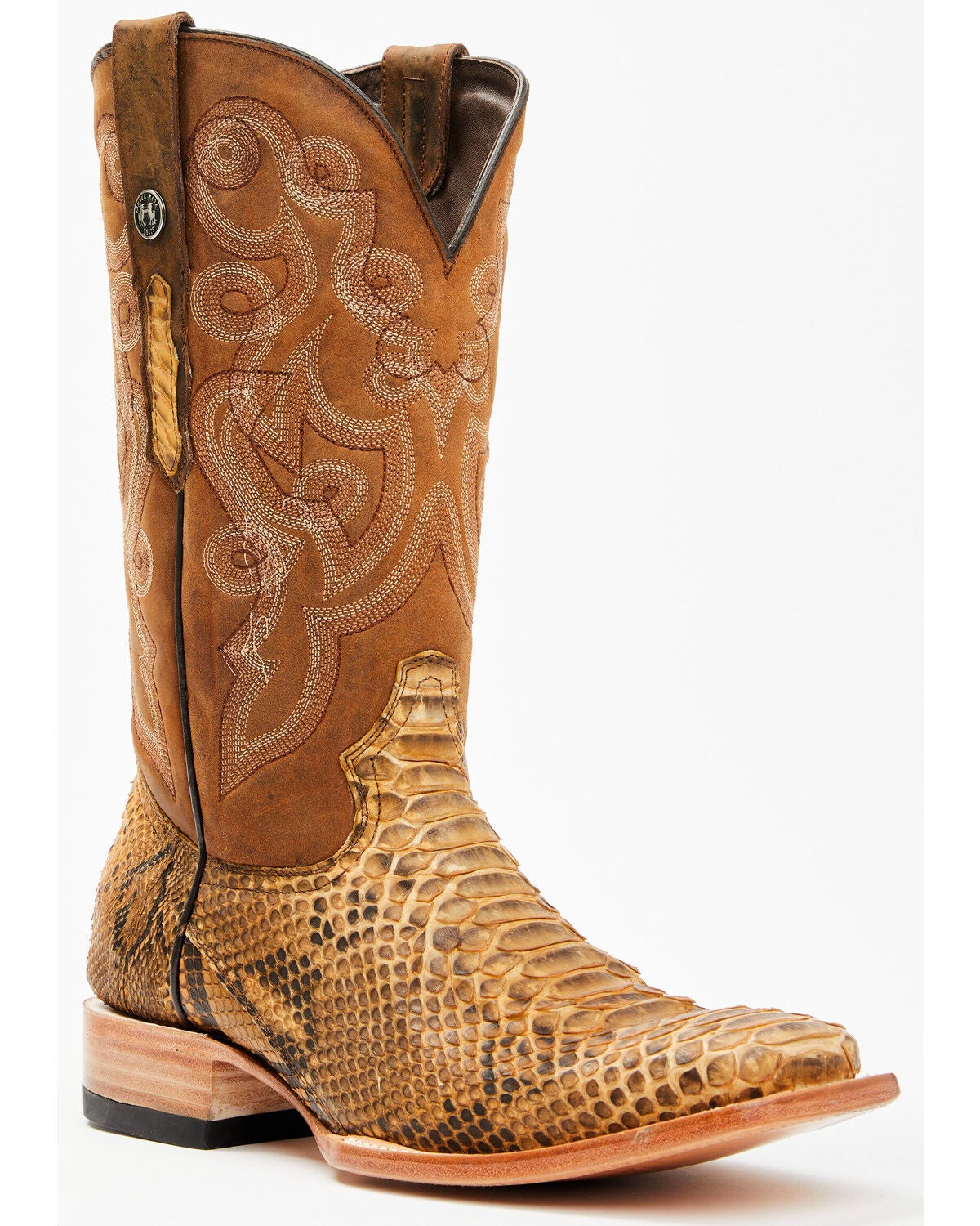 Top orange snakeskin boots Shop