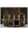 Image #3 - Ranch Junkie Women's Highlands Genuine Cowhide Tote Handbag, Black, hi-res