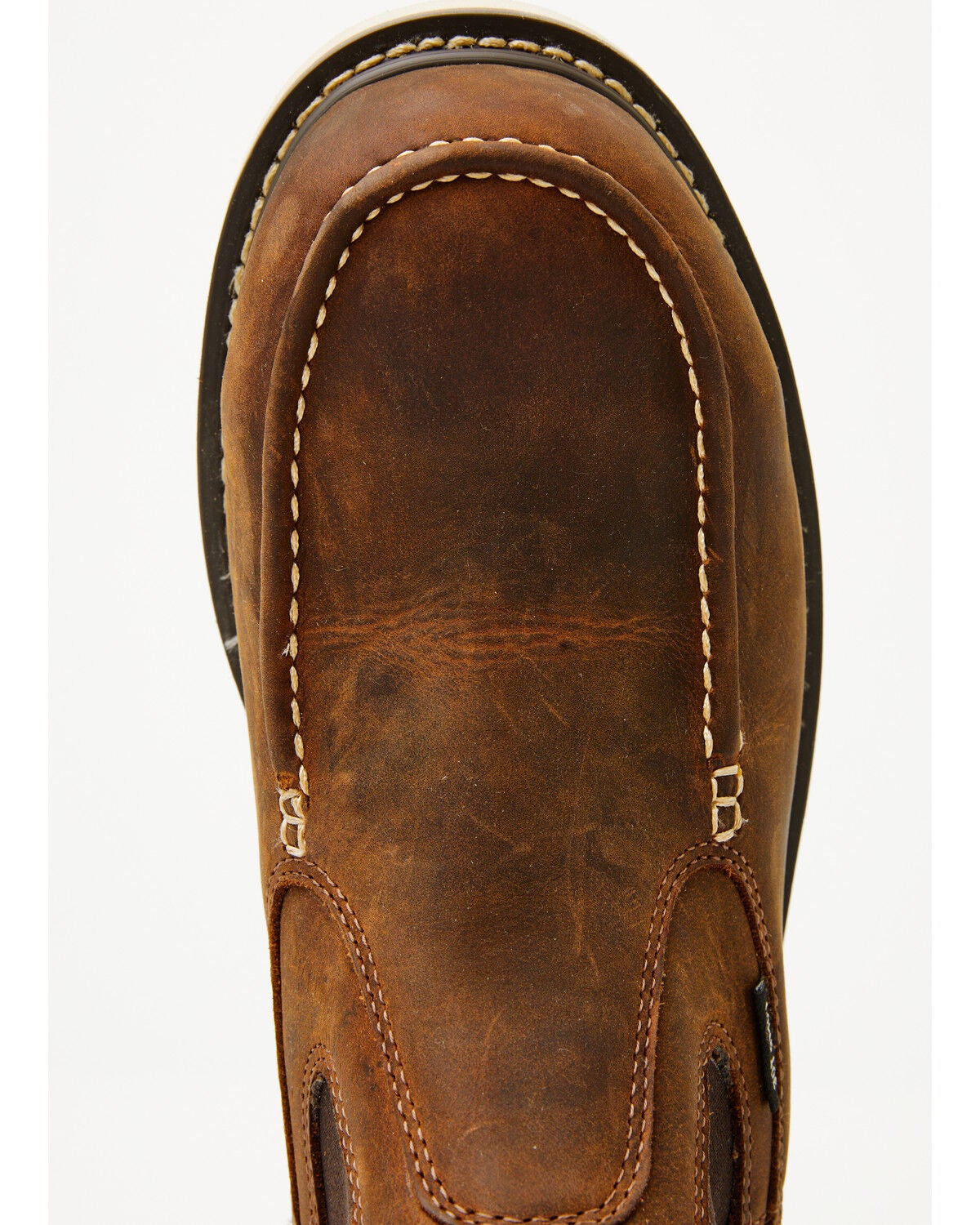 Image #6 - Cody James Men's Moc Chelsea Work Boots - Composite Toe, Dark Brown, hi-res