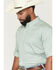 Image #2 - Ariat Men's Lightweight Twill Solid Short Sleeve Button-Down Western Shirt, Green, hi-res