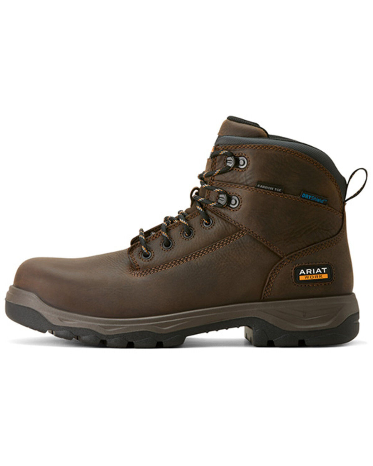 Image #2 - Ariat Men's Turbo Duratread 6" Waterproof Work Boots - Carbon Toe, Dark Brown, hi-res