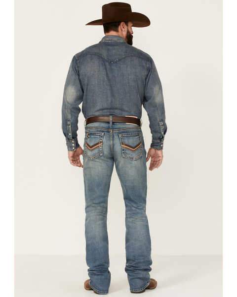 Image #3 - Cody James Core Men's Whistle Medium Wash Stretch Stackable Straight Jeans , Blue, hi-res