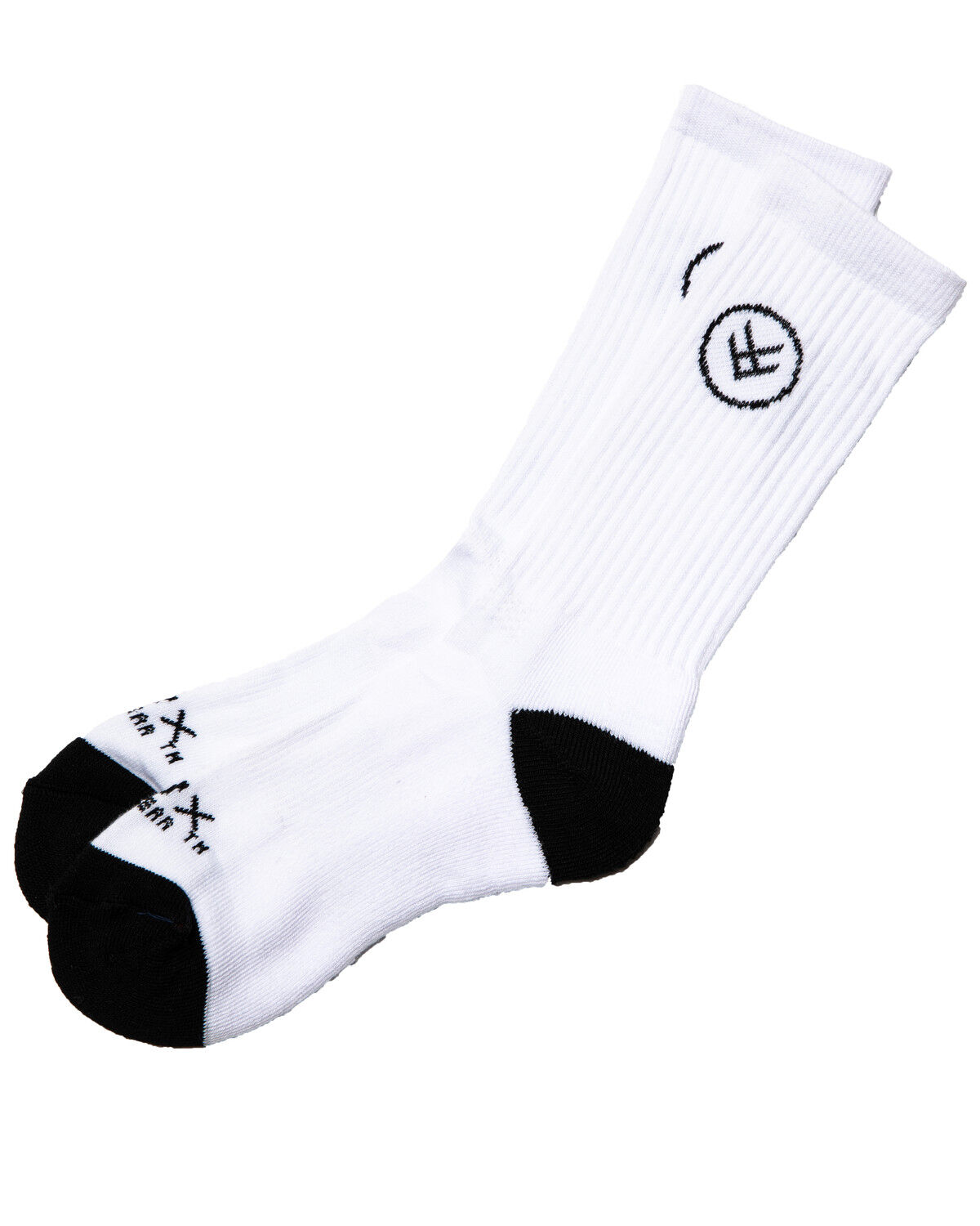 Image #1 - Hawx Men's 3 Pack Moisture Management Speed Dry Crew Work Socks, White, hi-res