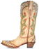Corral Women's Saddle Cactus Embroidery Western Boots - Snip Toe, Tan, hi-res