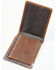 Cody James Men's Brown Distressed Flag Bifold Wallet, Red/white/blue, hi-res