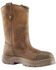 Image #1 - Steel Blue Men's Heeler Scuff Waterproof Work Boots - Steel Toe, Brown, hi-res
