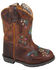 Smoky Mountain Toddler Girls' Florence Western Boots - Round Toe, Brown, hi-res
