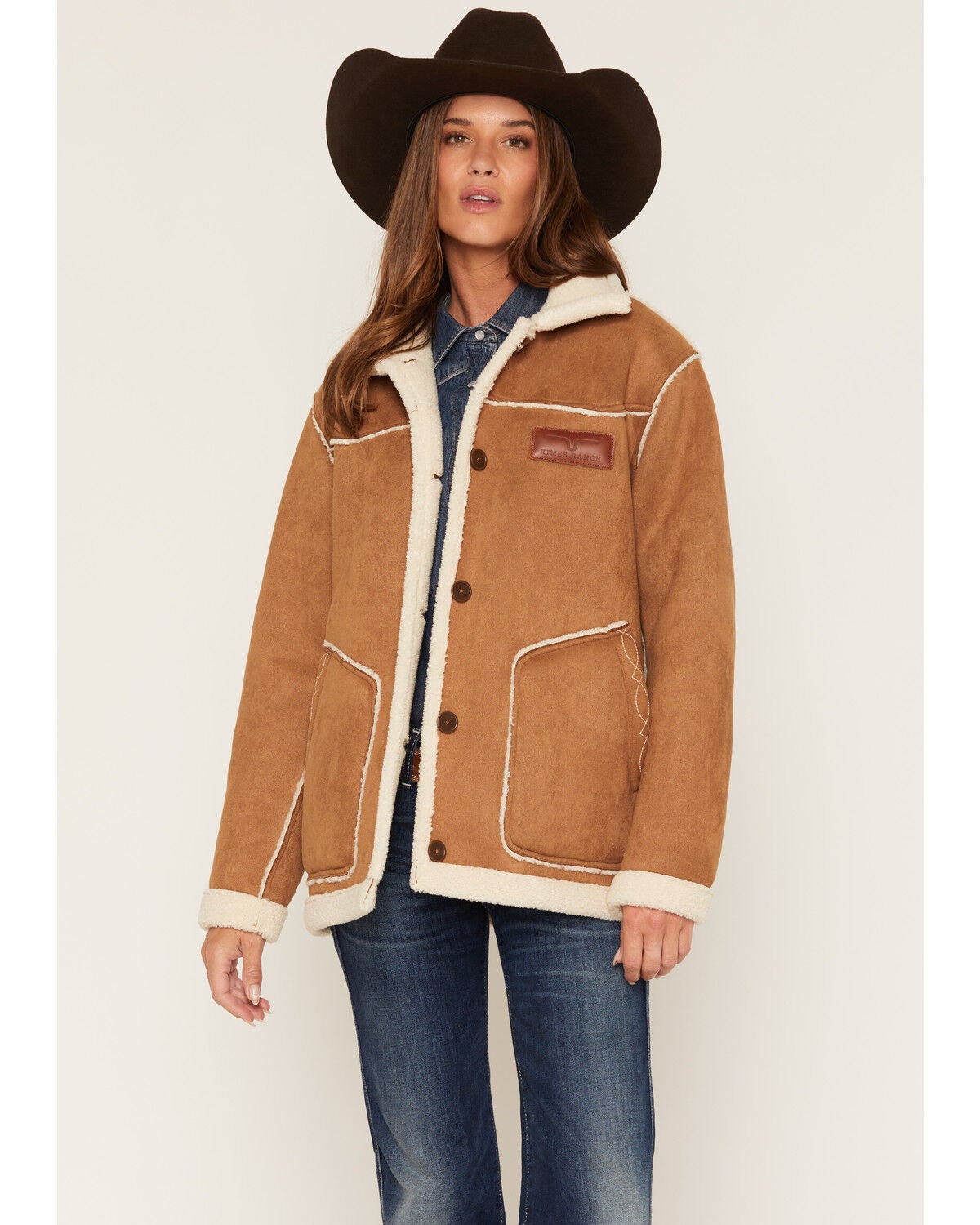 Kimes Ranch Women's Hanna Reversible Rancher Jacket, Brown, hi-res