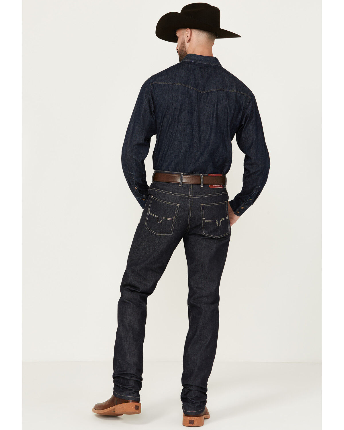 Image #3 - Kimes Ranch Men's Raw James Low Straight Bootcut Jeans, Blue, hi-res