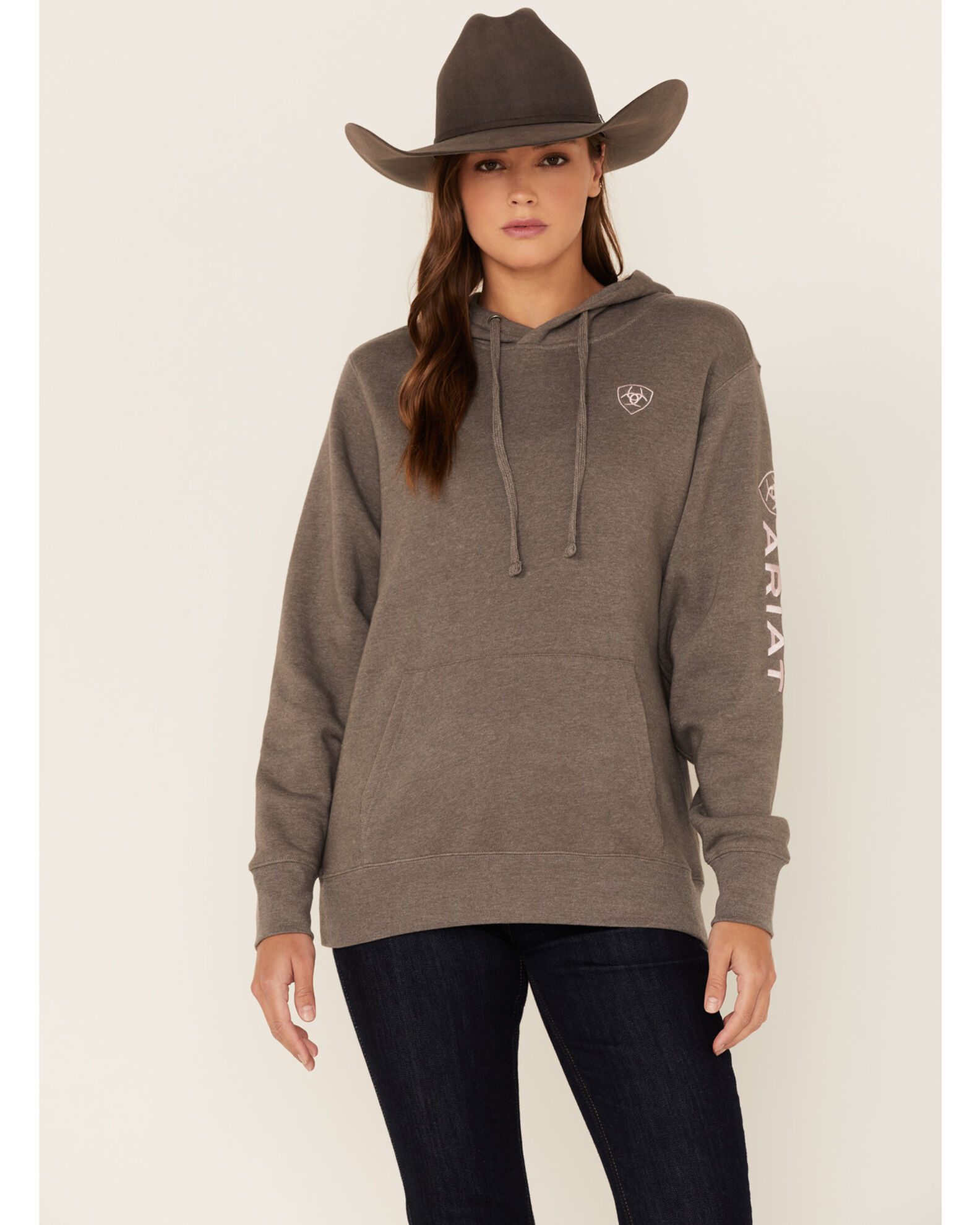 Ariat Women s Charcoal Logo Hoodie