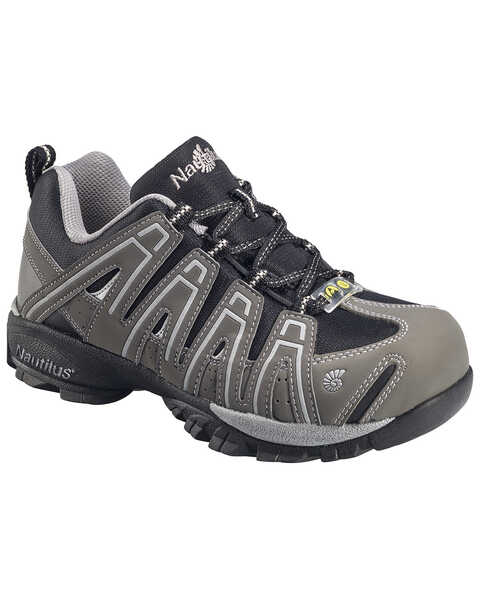 Nautilus Men's Lightweight Athletic Work Shoes - Soft Toe , Grey, hi-res