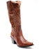 Image #1 - Dan Post Women's Chestnut Western Boots - Snip Toe, , hi-res