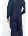 Image #5 - Carhartt Men's FR Duck Quilt-Lined Bib Overalls, Navy, hi-res