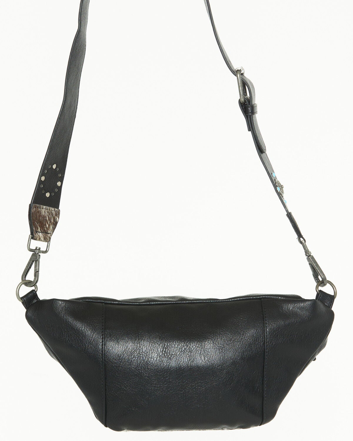 Image #3 - Shyanne Women's Winslow Hairon Concho Sling Bag, Black, hi-res