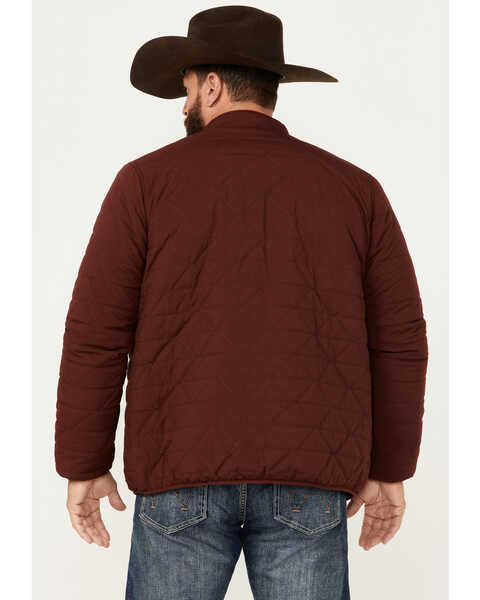 Image #4 - Brothers and Sons Men's Roane Lightweight Insulated Reversible Puffer Jacket, Burgundy, hi-res
