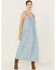 Image #1 - Free People Women's Machu Barrel Midi Dress, Blue, hi-res
