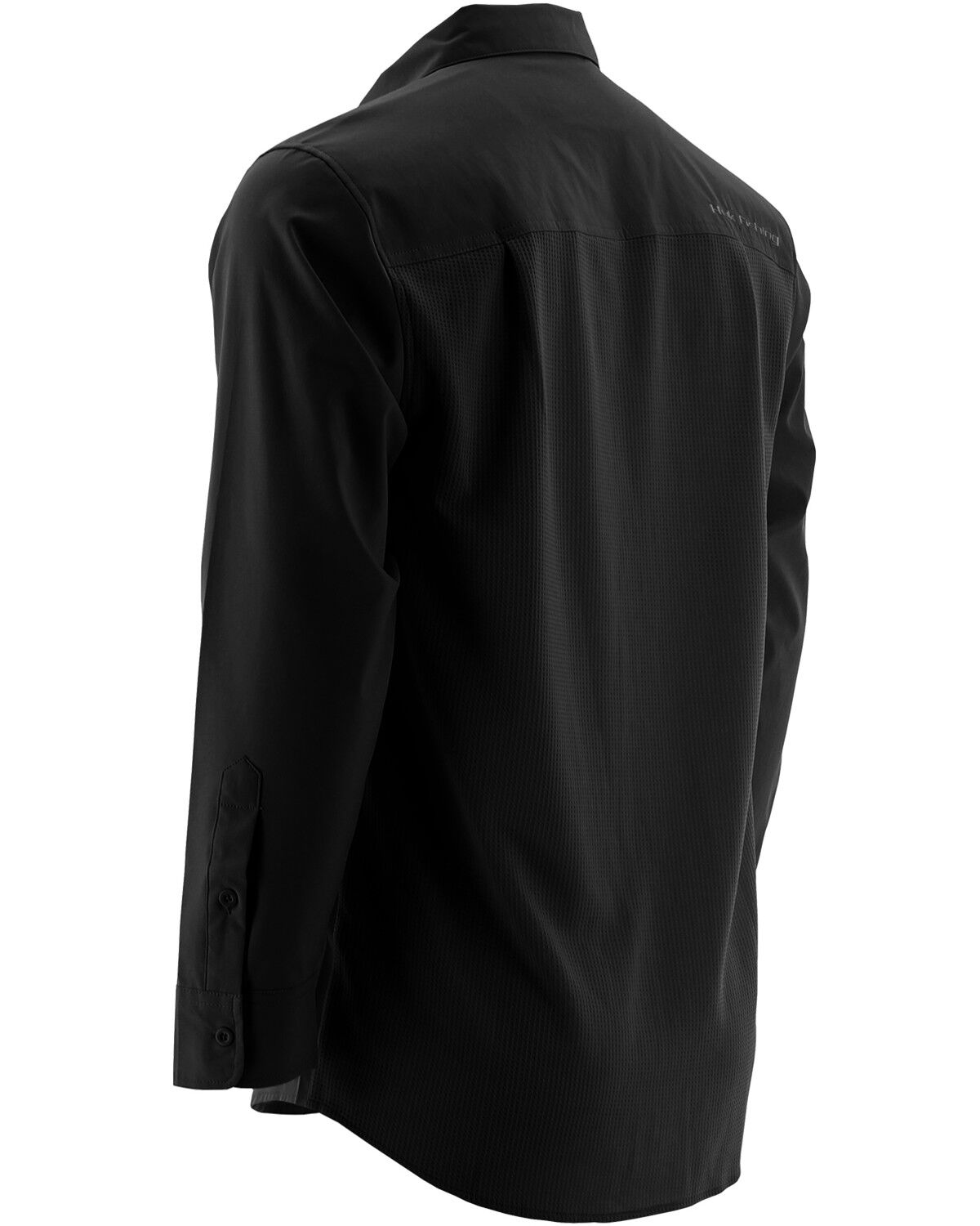 Image #2 - Huk Performance Fishing Men's Phenom Long Sleeve Shirt, Black, hi-res