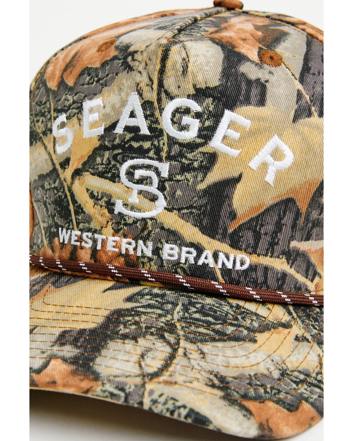 Image #3 - Seager Men's Branded Camo Print Ball Cap, Camouflage, hi-res