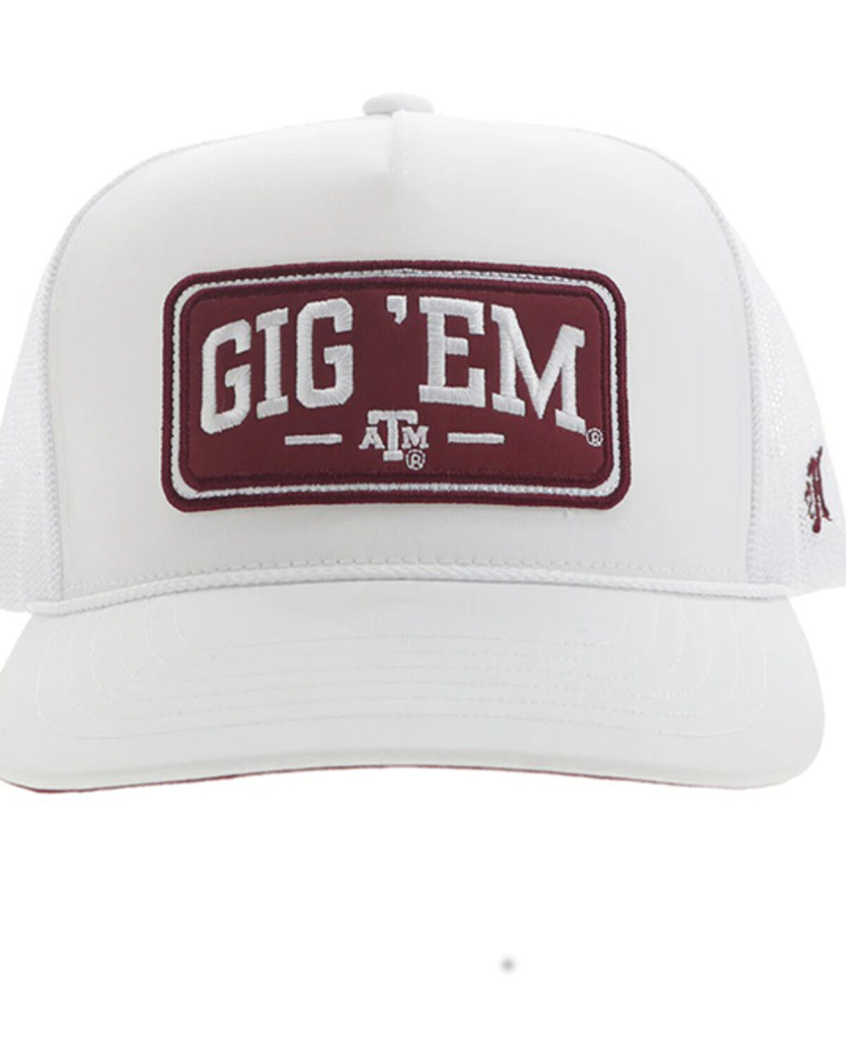 Image #3 - Hooey Men's Texas A&M Trucker Cap, White, hi-res
