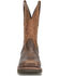 Image #4 - Double H Men's Outlook Waterproof Work Boots - Composite Toe, Brown, hi-res