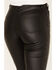 Image #4 - Rock & Roll Denim Women's Pleather High Rise Bootcut Pants, Black, hi-res