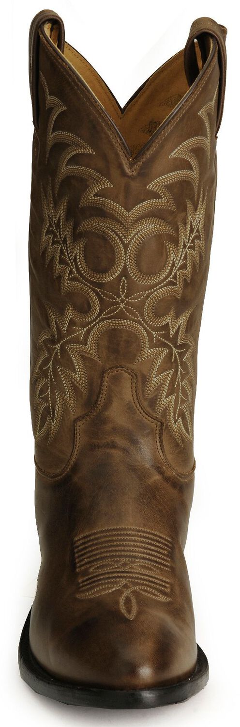 Image #4 - Tony Lama Men's Stallion Leather Americana Western Boots - Medium Toe, , hi-res