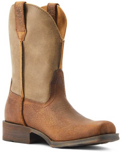 Image #1 - Ariat Women's Bomber Rancher Western Boots - Square Toe, Brown, hi-res