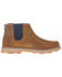 Image #2 - Twisted X Women's 4" Chelsea UltraLite X Distressed Work Boots - Moc Toe , Brown, hi-res