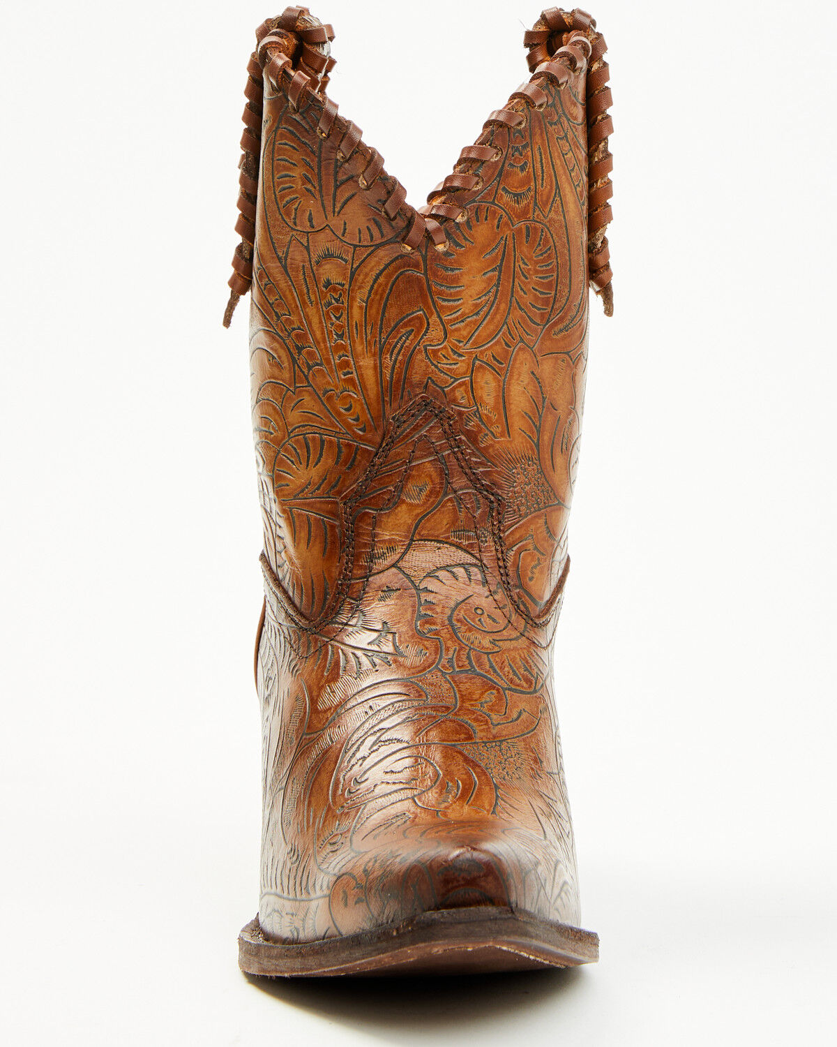 Image #4 - Shyanne Women's Tabita Western Fashion Booties - Snip Toe, Brown, hi-res