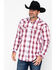 Image #1 - Cody James Men's Brooks Plaid Long Sleeve Western Shirt , White, hi-res