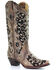 Corral Women's Floral Embroidered Western Boots - Snip Toe, Brown, hi-res