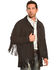 Image #2 - Liberty Wear Men's Suede Fringe Western Jacket, Black, hi-res