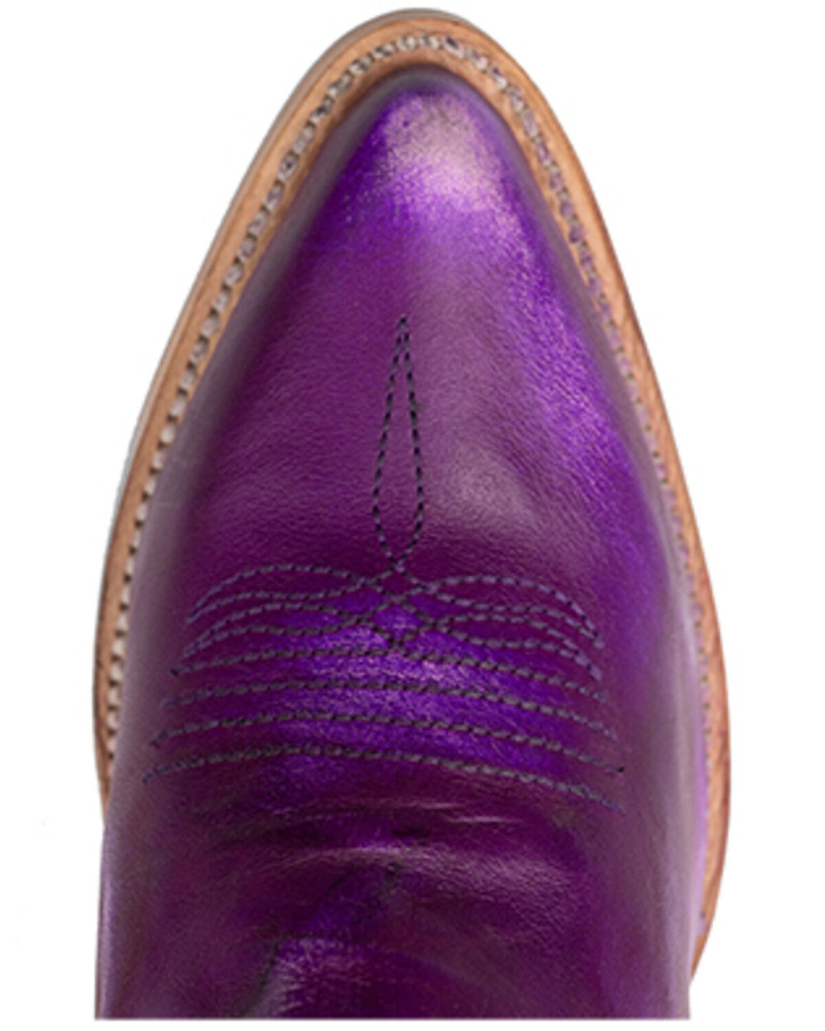 Image #6 - Ferrini Women's Pixie Western Booties - Round Toe, Purple, hi-res