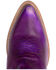 Image #6 - Ferrini Women's Pixie Western Booties - Round Toe, Purple, hi-res