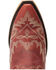 Image #6 - Lane Women's Lexington Over The Knee Corset Western Boots - Snip Toe, Ruby, hi-res