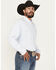 Image #2 - Ariat Men's VenTek Outbound Solid Long Sleeve Button-Down Western Shirt - Big, Light Blue, hi-res