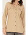 Image #3 - Ariat Women's Rebar Tunic Long Sleeve Button-Down Flannel Work Shirt, Beige, hi-res