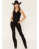 Image #1 - Idyllwind Women's Shiloh Embellished Jumpsuit, Black, hi-res