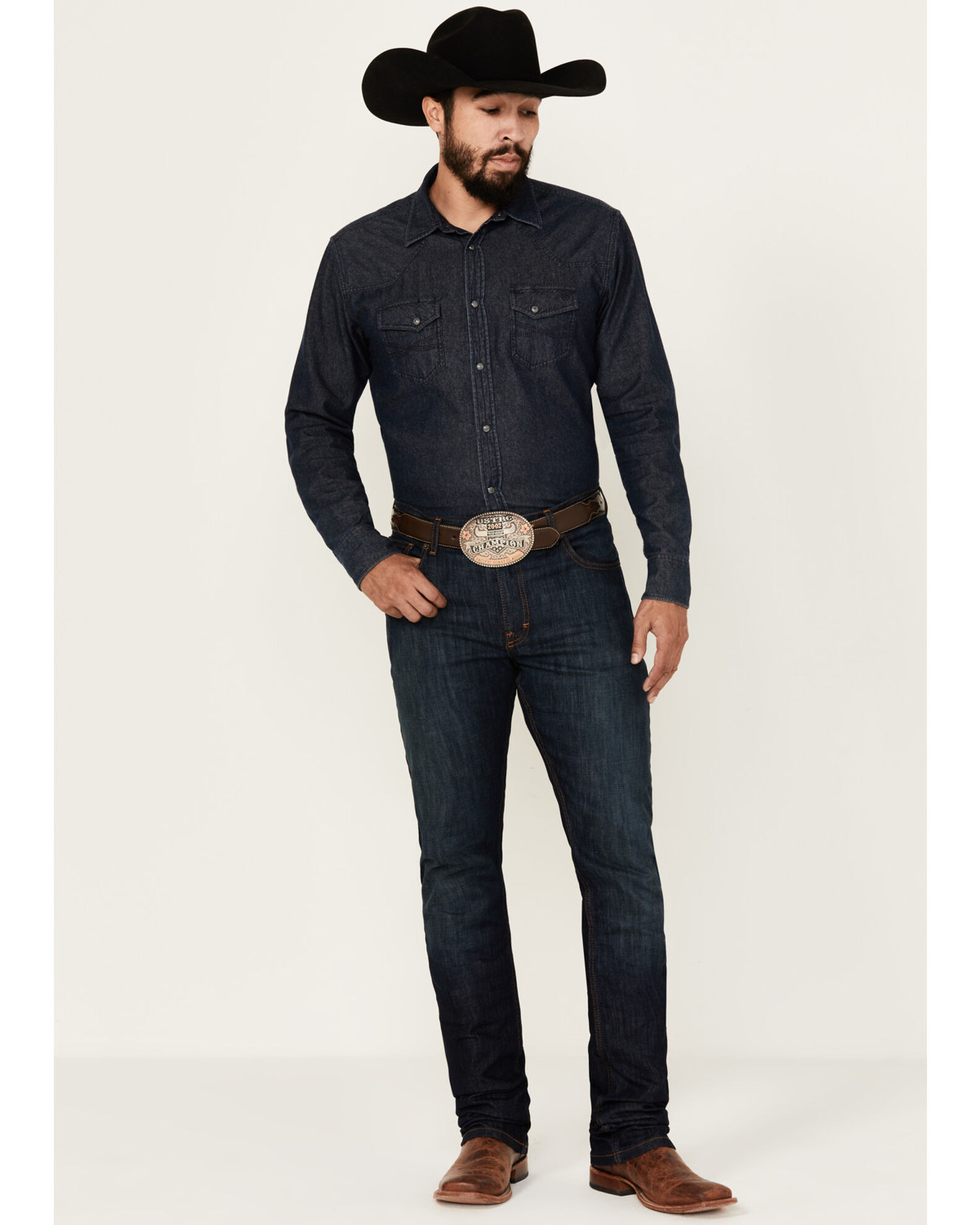 Mens dark wash bootcut jeans cheap