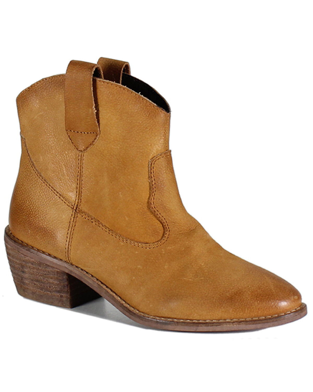 Image #1 - Diba True Women's Outta Town Western Booties - Round Toe, Cognac, hi-res
