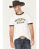 Brixton x Willie Nelson Men's Shotgun Graphic Ringer T-Shirt, White, hi-res
