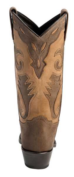 Image #7 - Abilene Women's Sage Inlay Western Boots - Pointed Toe, Distressed, hi-res