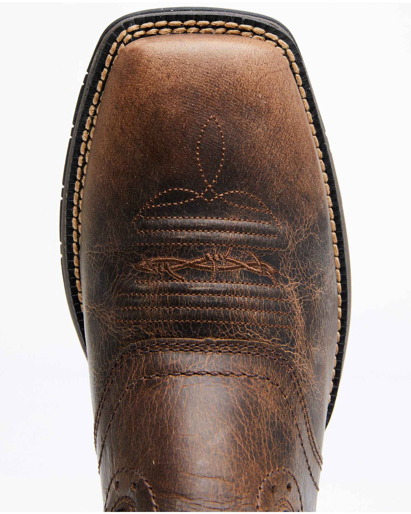Image #6 - Cody James Men's Scratch Mexico Flag Lite Performance Western Boots - Broad Square Toe, Brown, hi-res