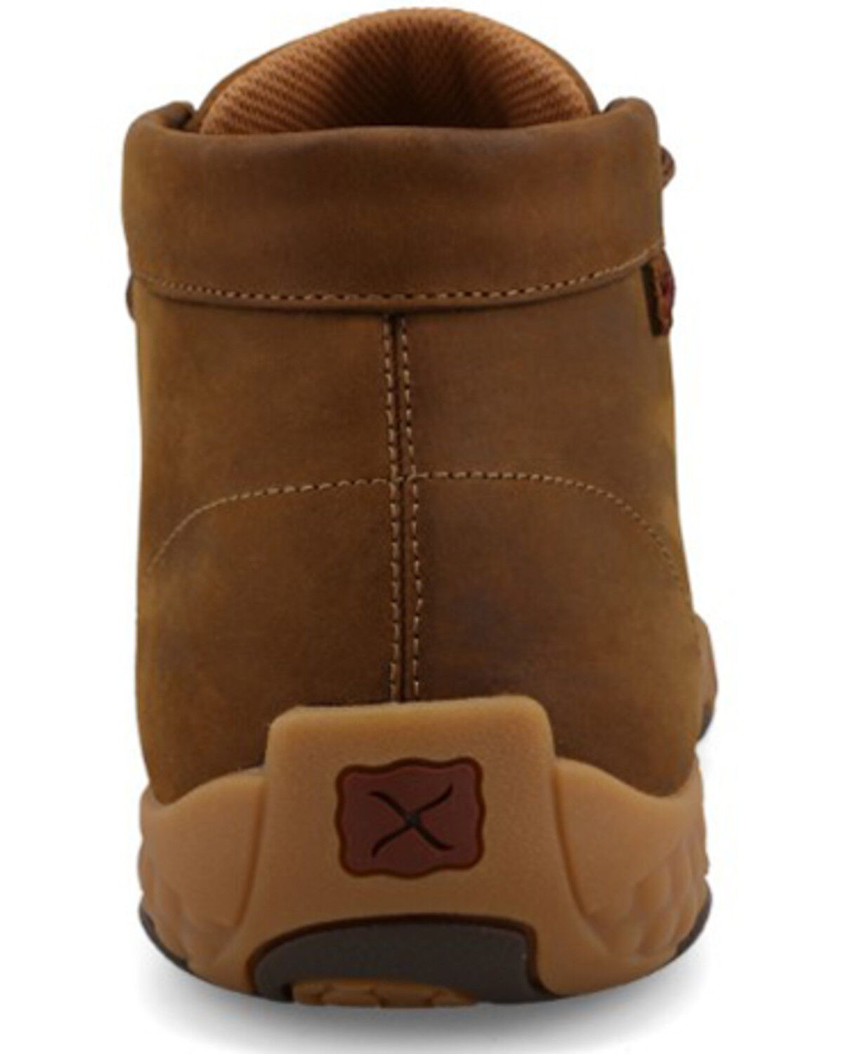 Image #5 - Twisted X Men's Work Chukka Driving Mocs - Nano Composite Toe, Distressed Brown, hi-res