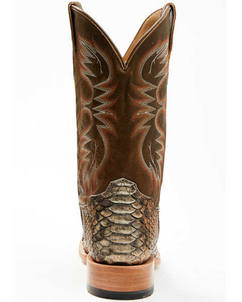 Image #5 - Cody James Men's Python Exotic Western Boots - Broad Square Toe , Brown, hi-res