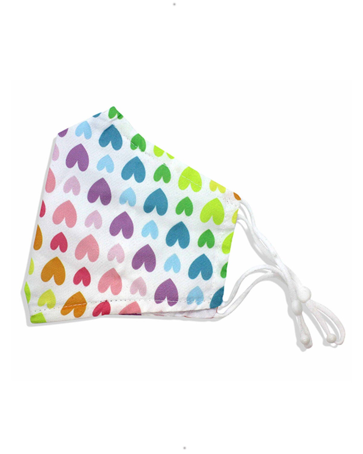 Prime Time Women's Heart Print Single Facemask, Multi, hi-res