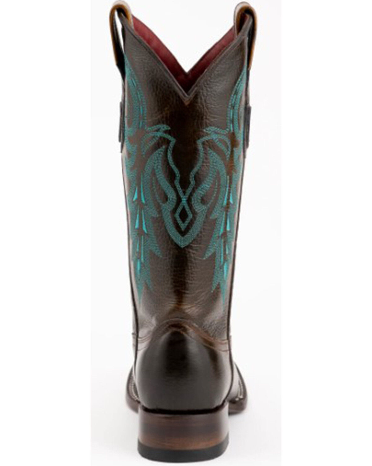 Image #5 - Ferrini Women's Blaze Western Boots - Broad Square Toe, Chocolate, hi-res