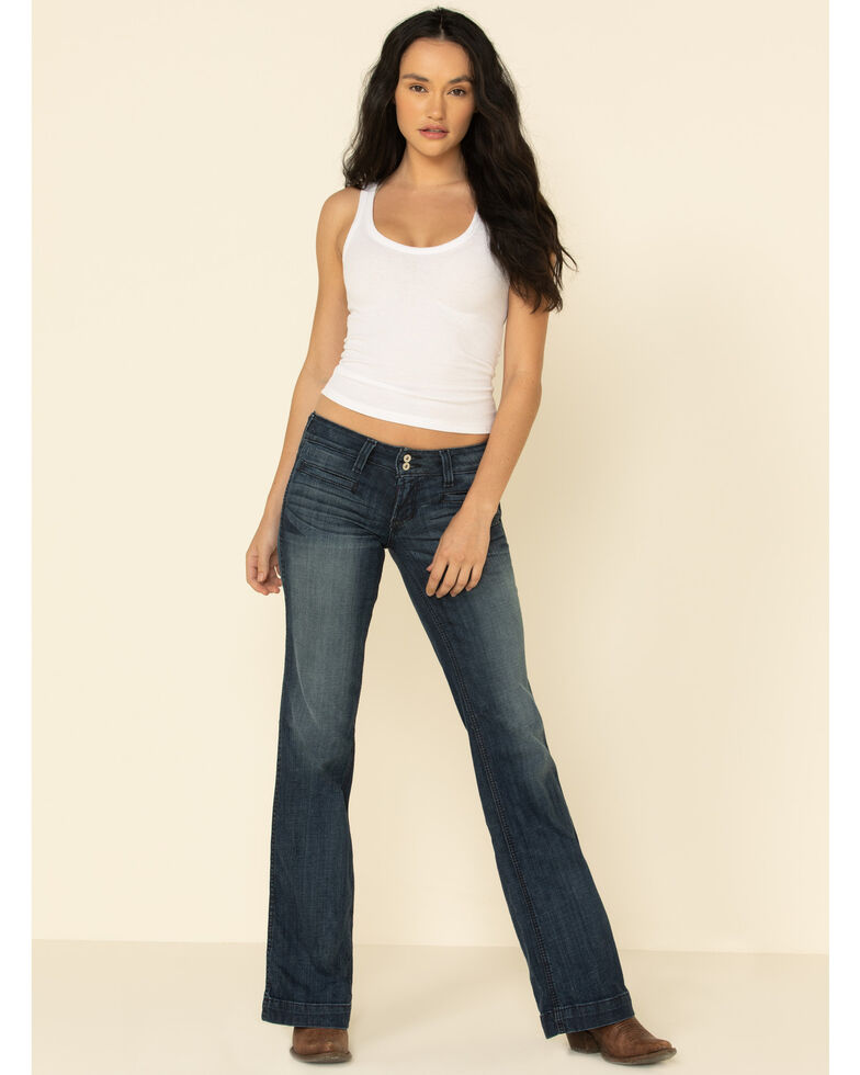 Ariat Women's Ella Trouser Jeans - Flare , Indigo, hi-res