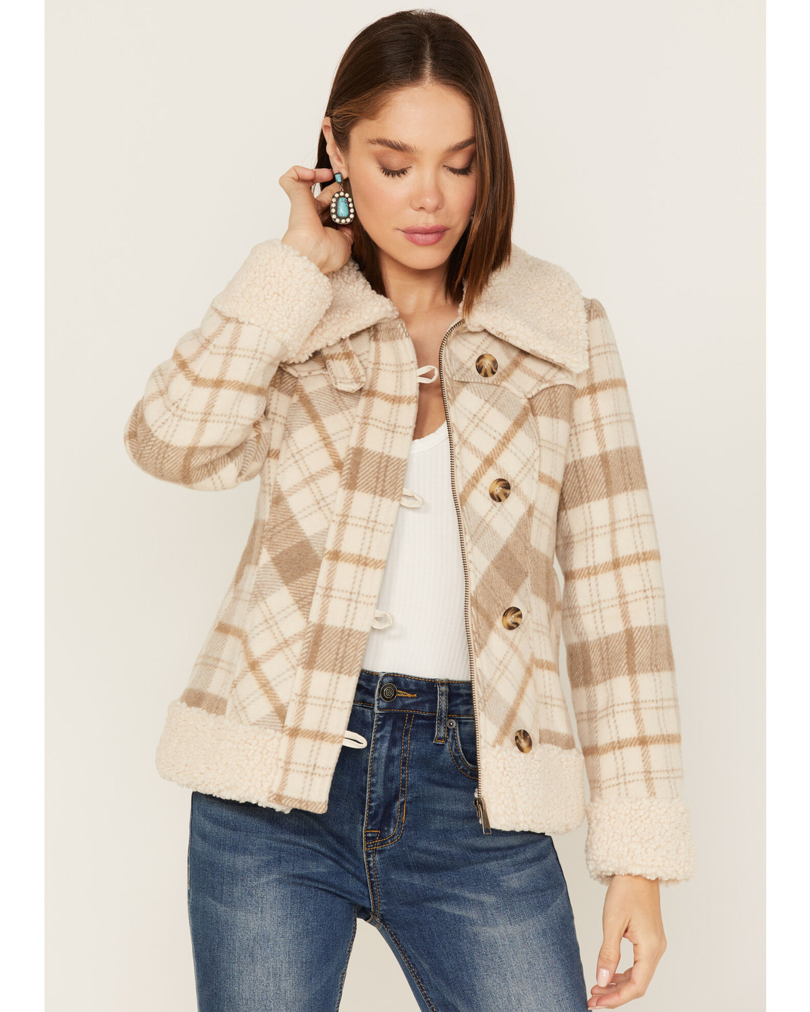 Womens lined outlet wool coat